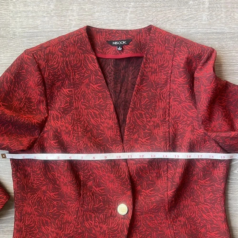 Misook Wispy Pattern Woven Jacket - Picture 11 of 13